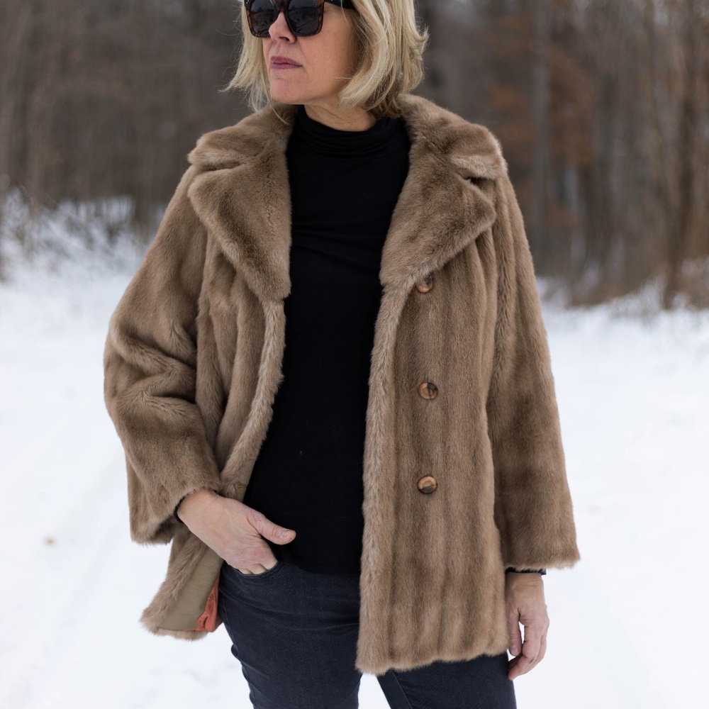 Luxury Faux Fur Jacket